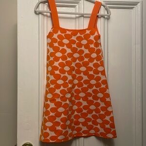 Zara Orange floral dress